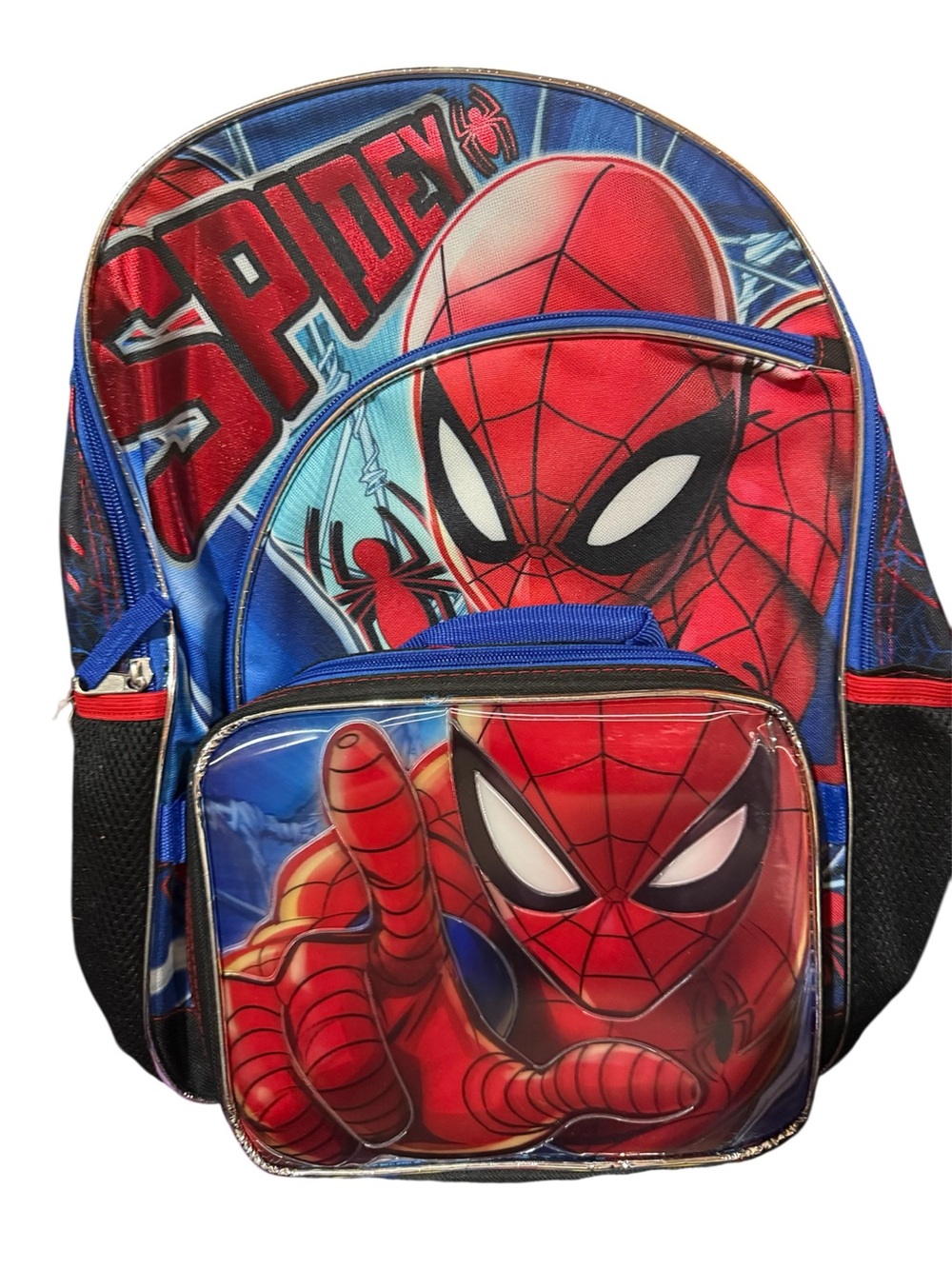 Spiderman Kids backpack with Detachable lunch box